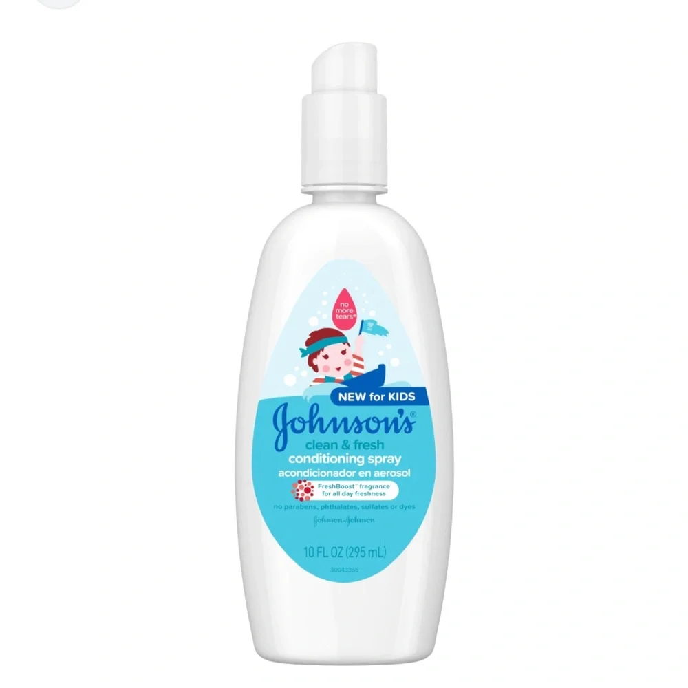 (1) Johnson's Clean & Fresh Kids Hair Conditioning Spray RARE HTF DISCONTINUED